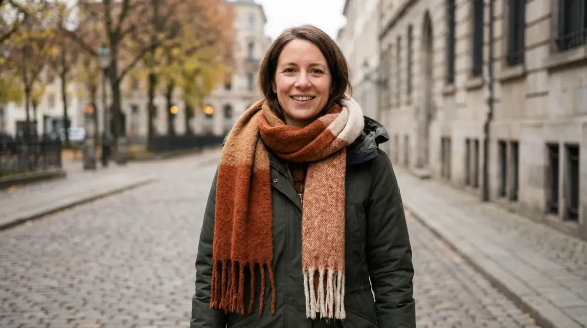 Szalik do kurtki z kapturem